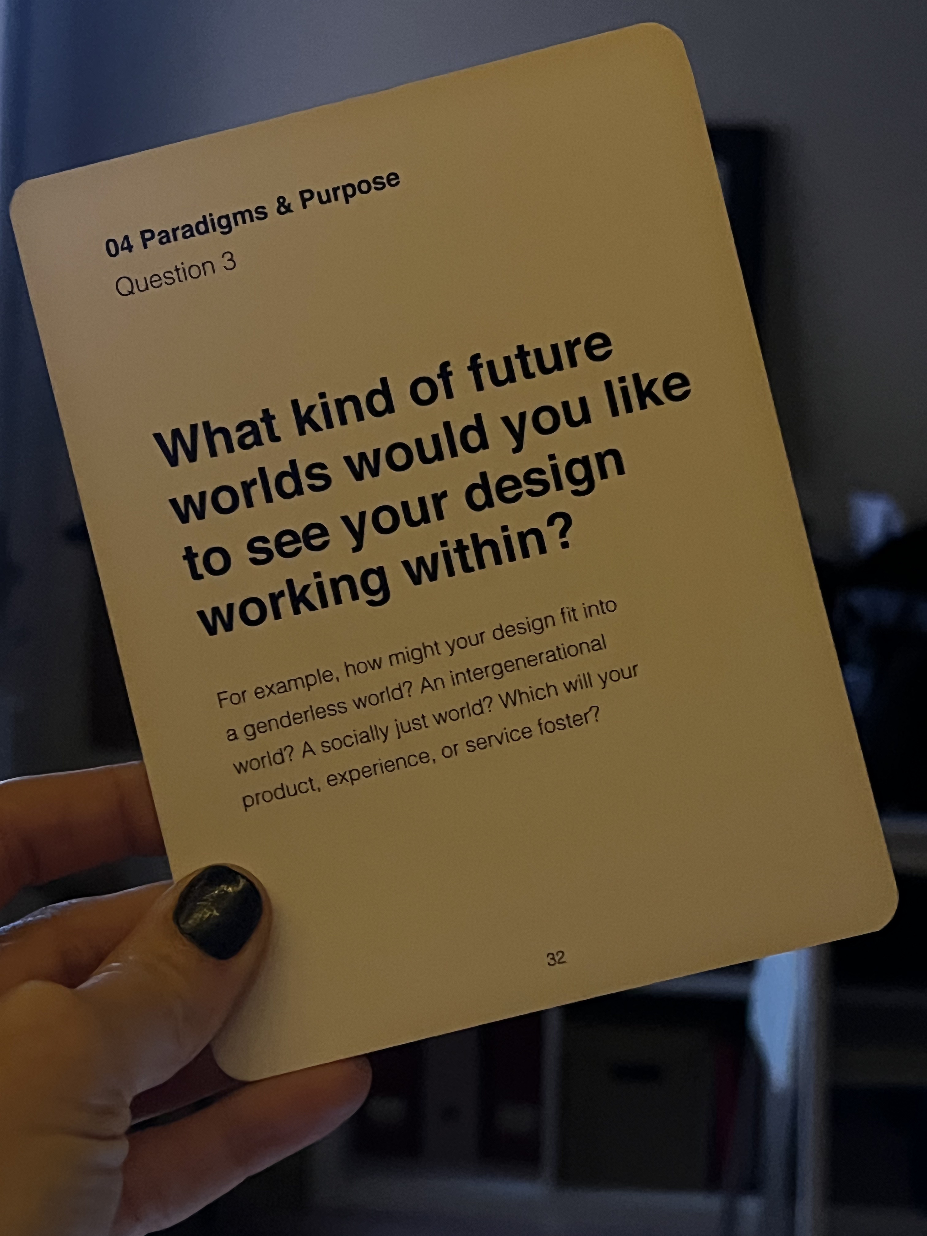 Quali futuri mondi vorrei vedere per il mio design?